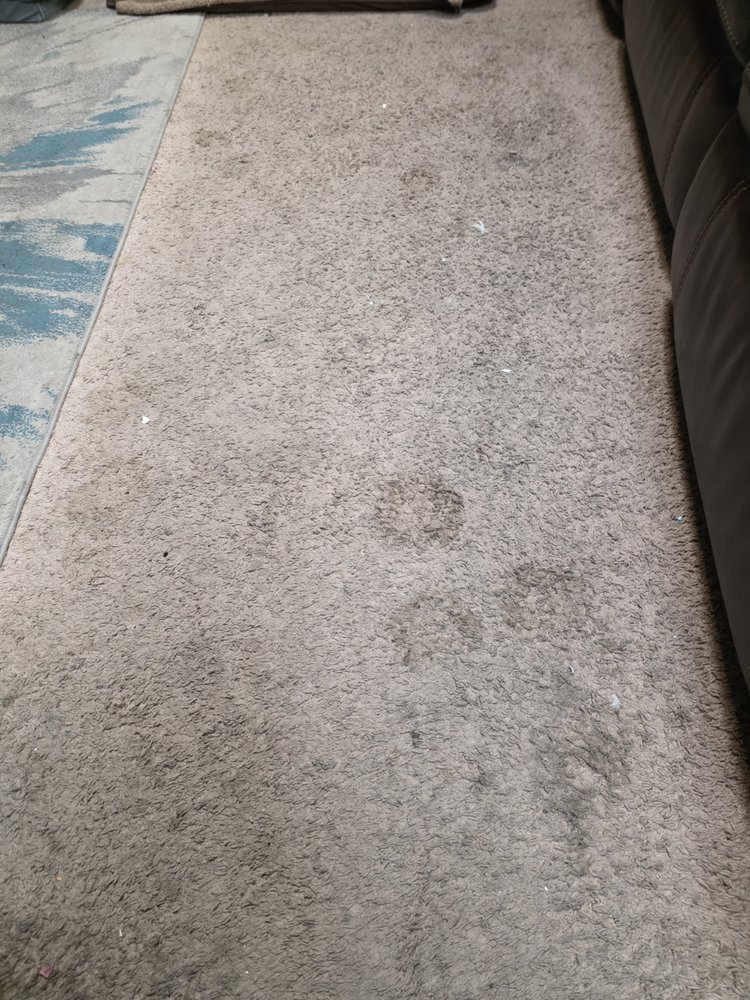 Carpet before deep cleaning by A Cleaning